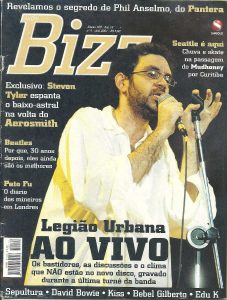 Legião Urbana na capa da Revista Bizz 