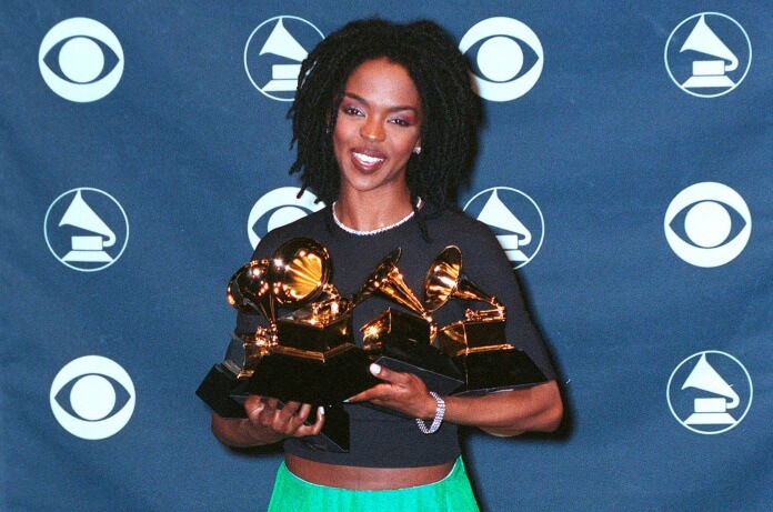 Lauryn Hill Faturando uma Premiação 