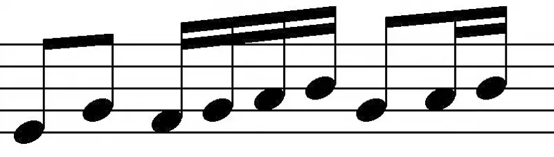 Figura Musical Semicolcheia 