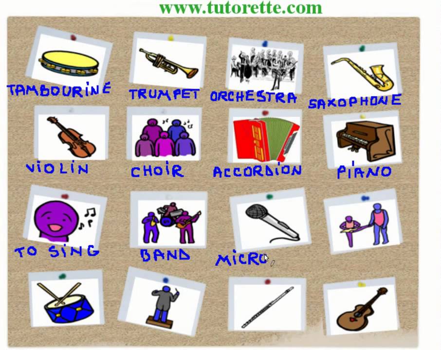 Instrumentos Musicais em Inglês